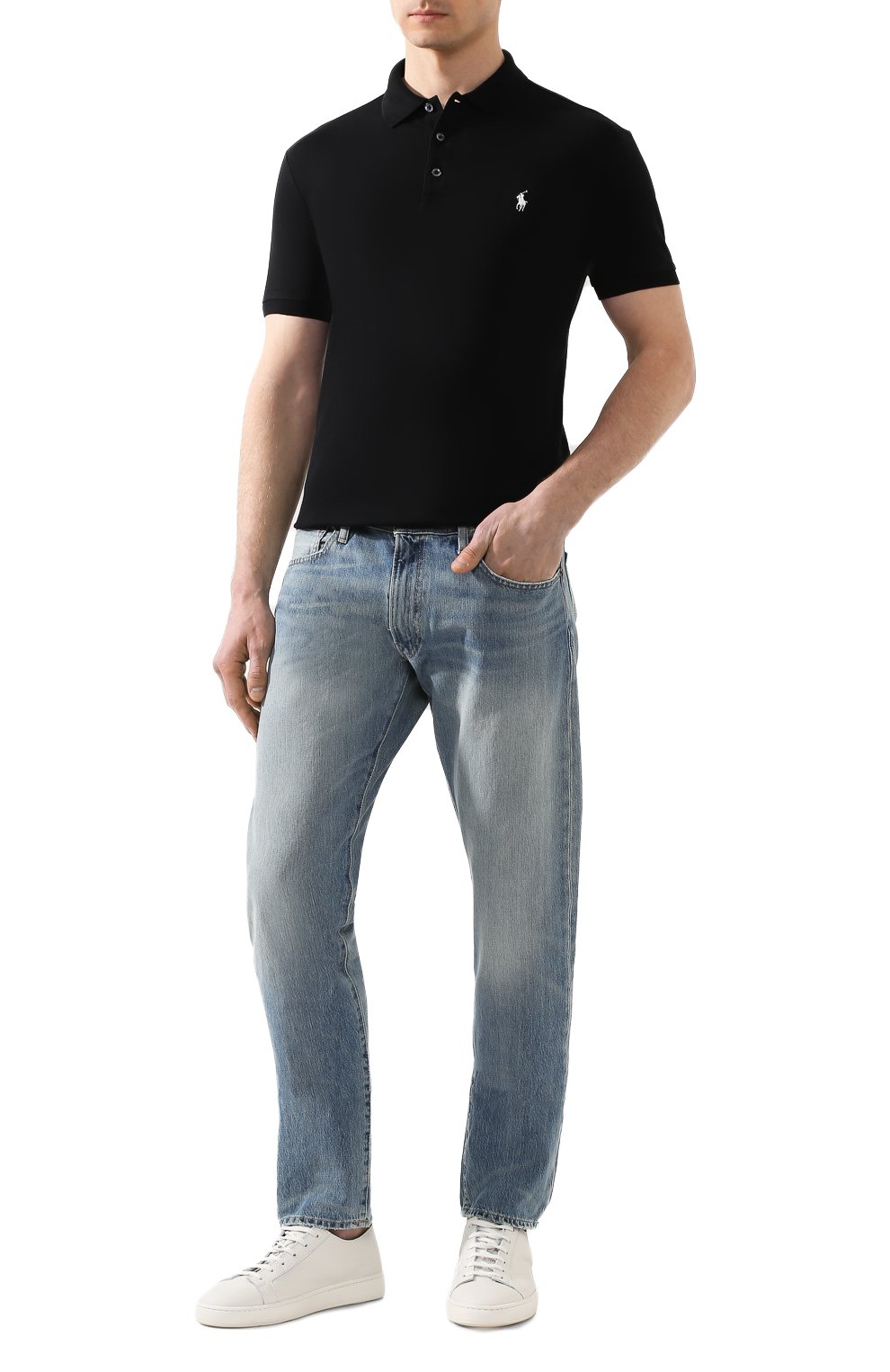 Хлопковое поло POLO RALPH LAUREN, арт. 710541705, фото 2