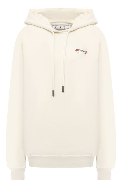 Женский хлопковое худи OFF-WHITE, арт. 0WBB035R21JER003