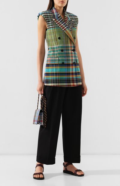 Хлопковый жилет DRIES VAN NOTEN разноцветного цвета по цене 66150 руб., арт. 191-10440-7036, фото 2 Хлопковый жилет DRIES VAN NOTEN, арт. 191-10440-7036, фото 2