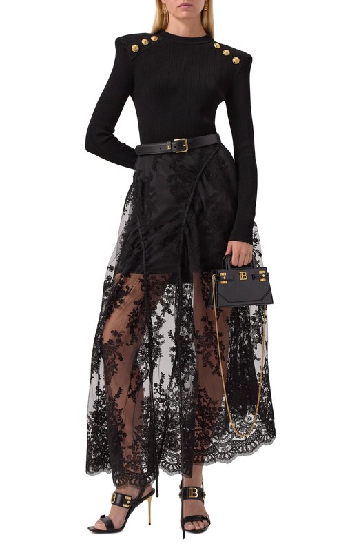 Сумка B-Buzz small Balmain EN0KJ931/LPIS Чёрный  EN0KJ931/LPIS Фото 7