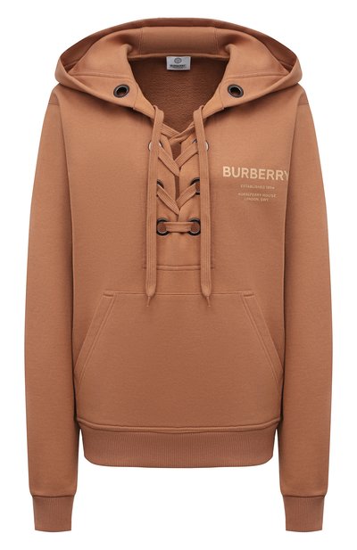 Женский хлопковое худи BURBERRY, арт. 8038690