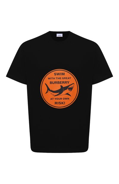 Хлопковая футболка BURBERRY, арт. 8040677, фото 1