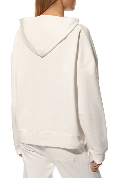 Хлопковое худи DRIES VAN NOTEN белого цвета по цене 37400 руб., арт. 222-011142-5611, фото 4 Хлопковое худи DRIES VAN NOTEN, арт. 222-011142-5611, фото 4