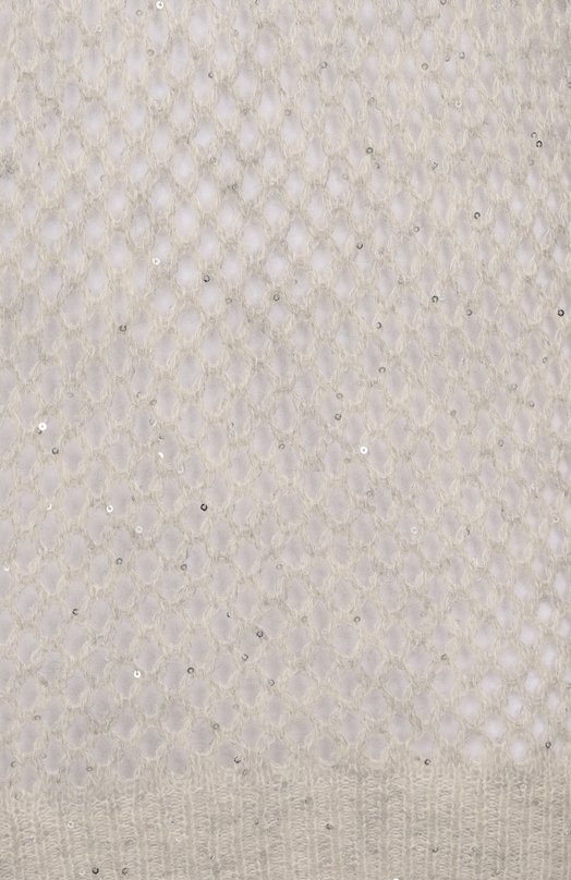 Худи из шерсти и хлопка Brunello Cucinelli MPS732409P Серый  MPS732409P Фото 6
