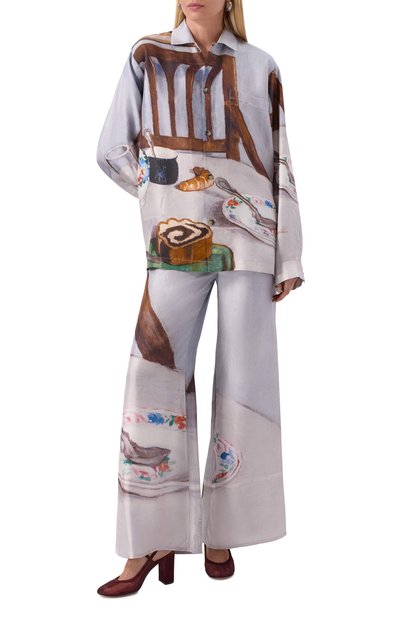 Шелковые брюки NANUSHKA, арт. NW25SSPA37950, фото 2