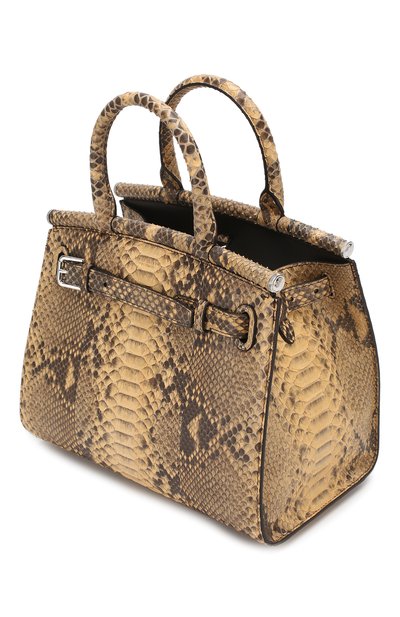 Сумка rl50 из кожи питона RALPH LAUREN бежевого цвета по цене 538500 руб., арт. 435769076/PRET, фото 4 Сумка rl50 из кожи питона RALPH LAUREN, арт. 435769076/PRET, фото 4