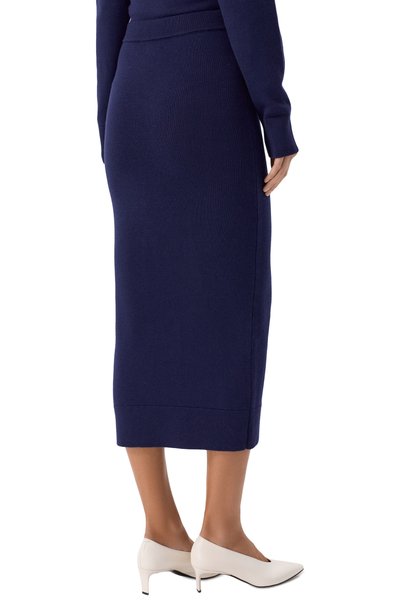 Шерстяная юбка YUZEFI, арт. SAIR-STRAIGHT MIDI SKIRT, фото 4