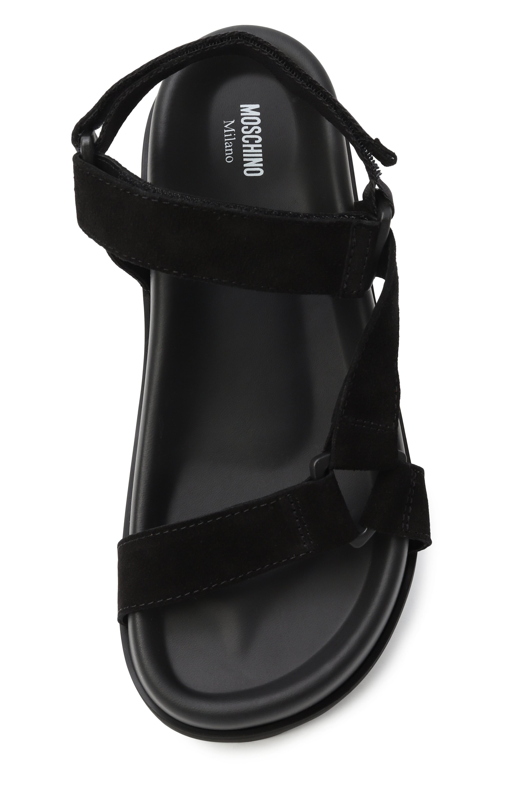 Замшевые сандалии MOSCHINO, арт. MA16254I1N/ME0, фото 6