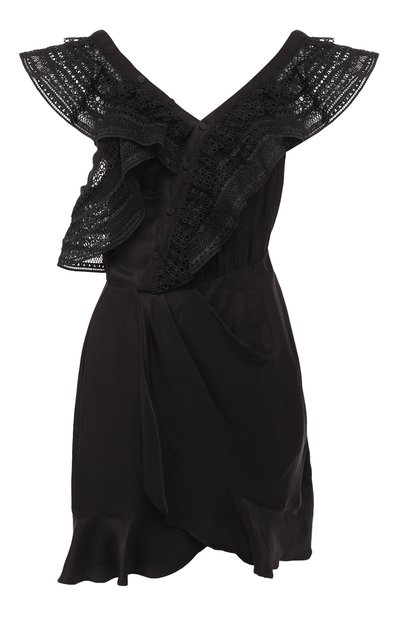 Платье с оборками SELF-PORTRAIT, арт. SP21-106D, фото 1