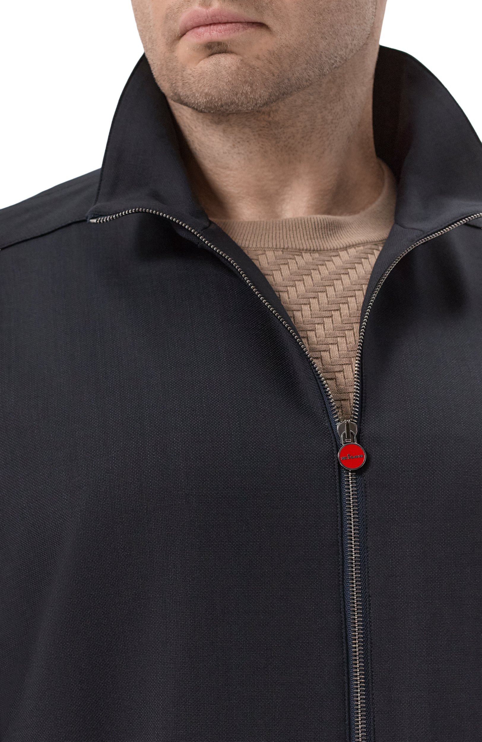 Бомбер KITON темно-синего цвета по цене 834000 руб., арт. UW2497V0457L, фото 5 Бомбер KITON, арт. UW2497V0457L, фото 5