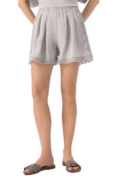 Шорты изо льна и вискозы MAURIZIO, арт. W01150179, фото 3