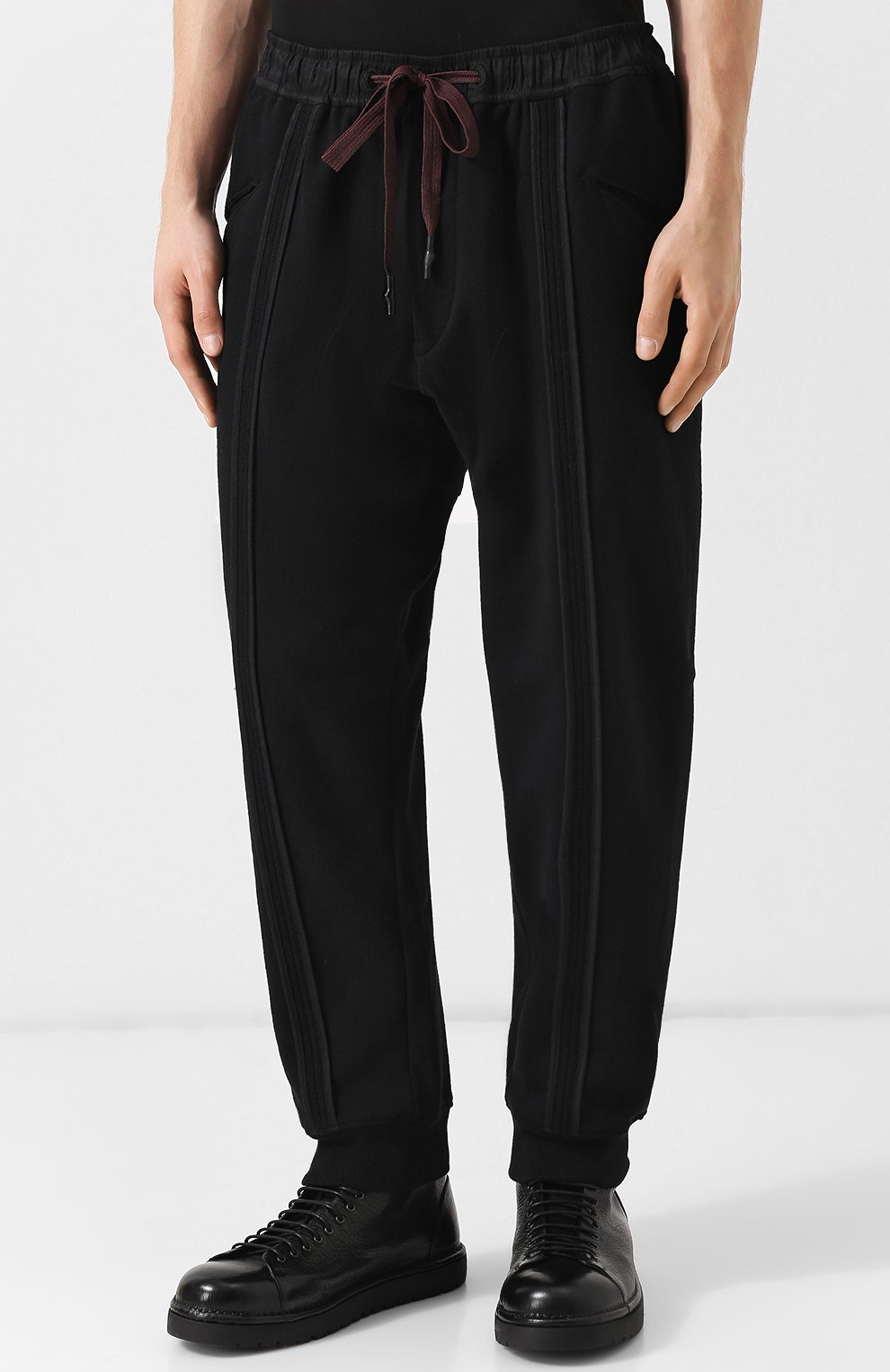 Хлопковые джоггеры с карманами ZIGGY CHEN, арт. 0M1830515, фото 3