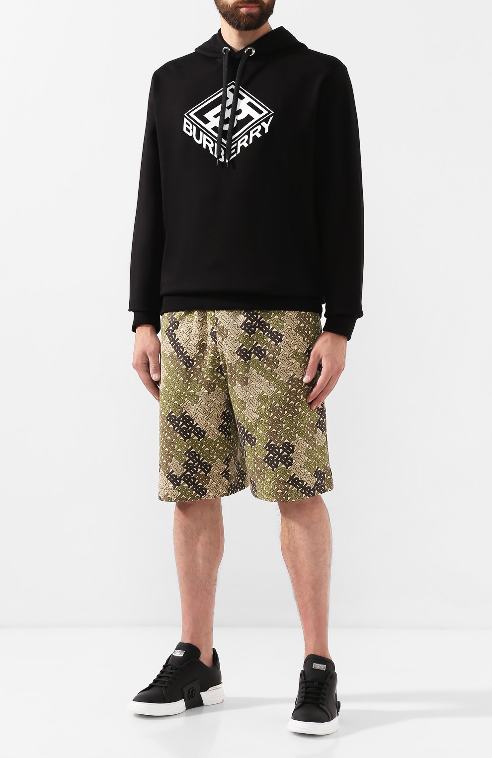 Хлопковое худи BURBERRY, арт. 4559671, фото 2