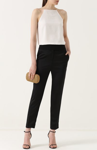 Шелковый топ с кружевной отделкой и открытой спиной CAMI NYC, арт. THE CHARLIE, фото 2