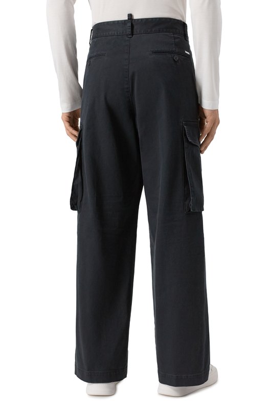 Хлопковые брюки-карго Dsquared2 S74KB1079/S39021 Серый  S74KB1079/S39021 Фото 4