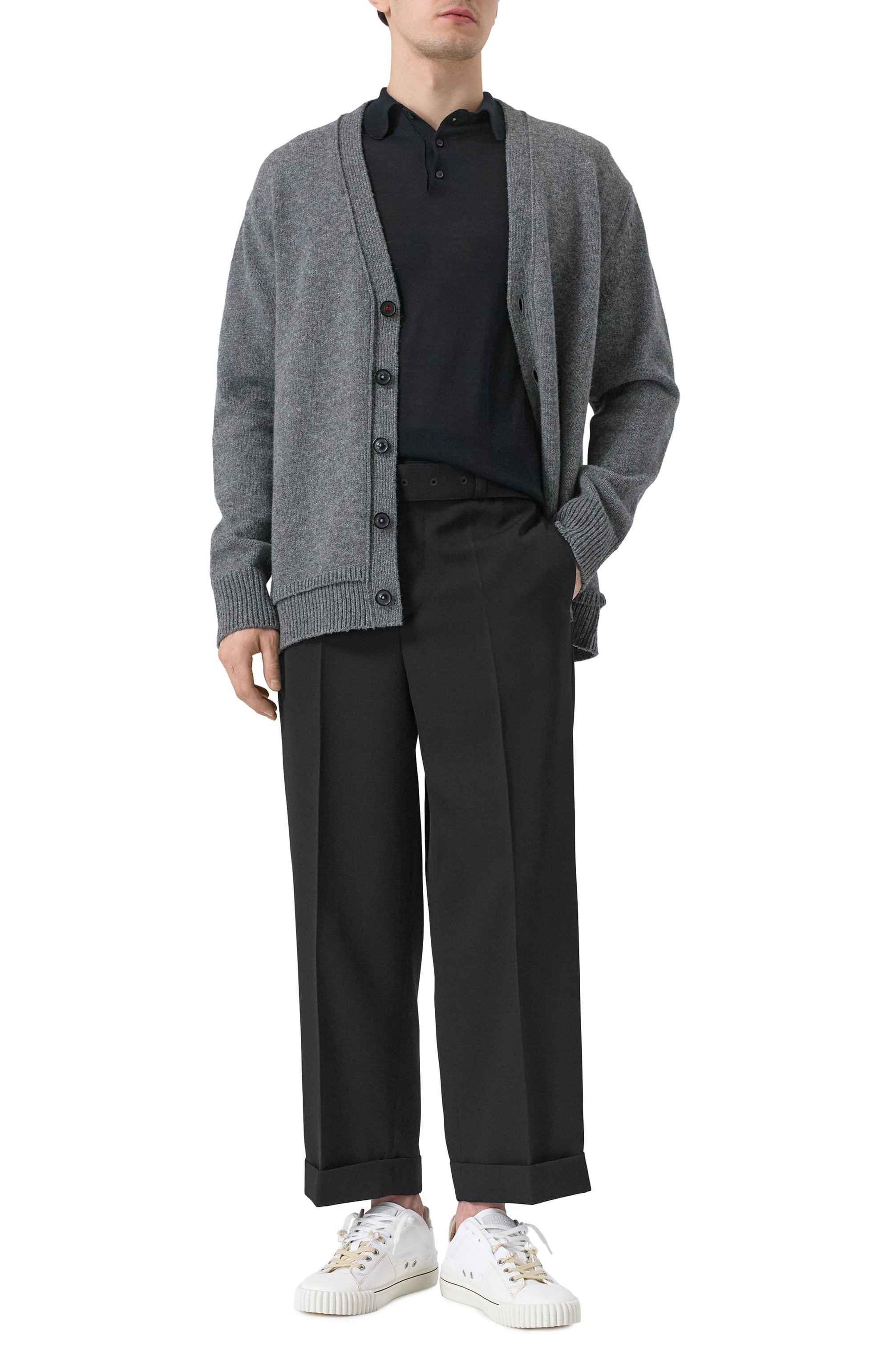 Шерстяные брюки JIL SANDER, арт. J22KA0230/J40002, фото 2