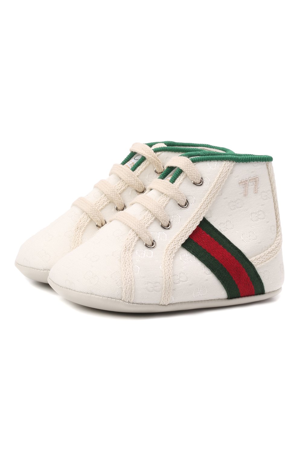 Текстильные пинетки GUCCI, арт. 663413/99WQ0, фото 1