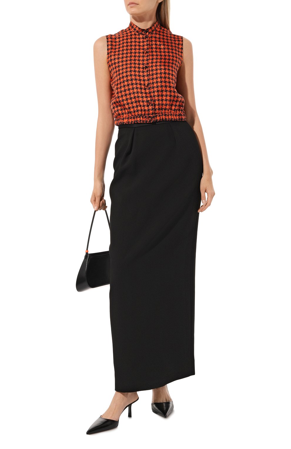 Шелковый топ GUCCI, арт. 664717 ZAH3U, фото 2