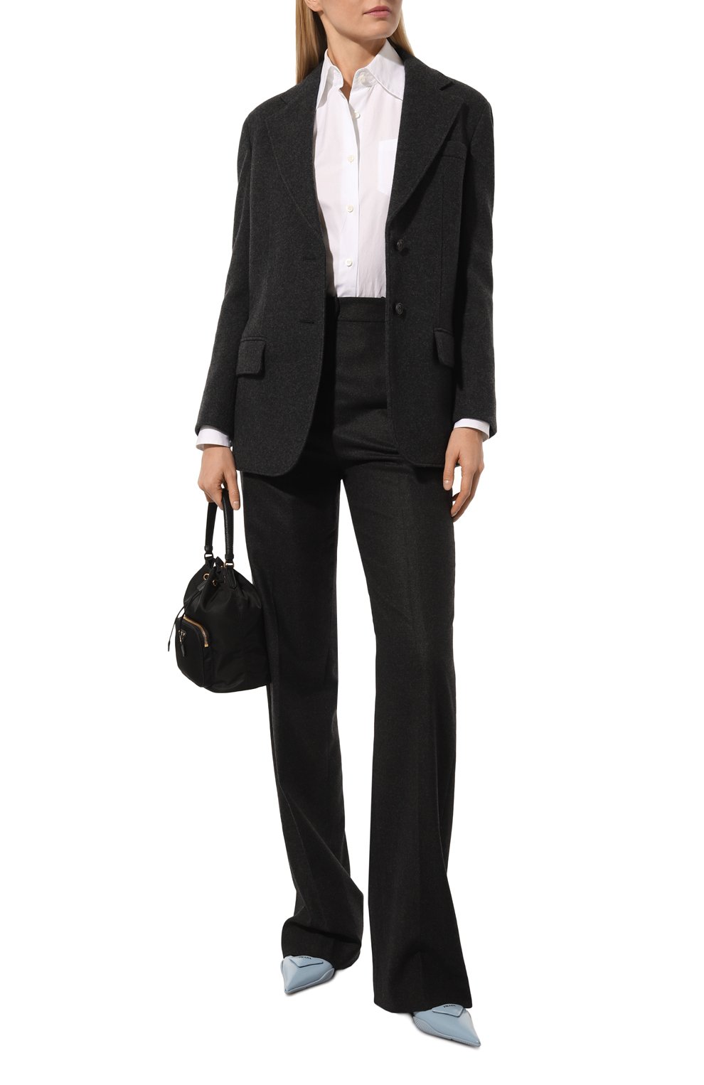 Жакет из шерсти и кашемира PRADA, арт. P565I-1ZBY-F0480-212, фото 2