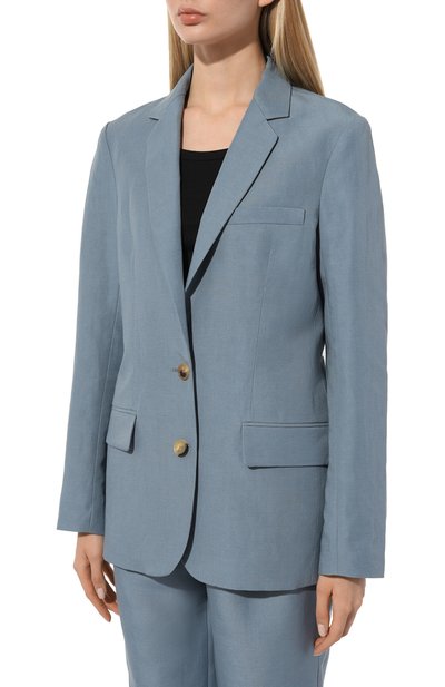 Жакет OLOLOL голубого цвета по цене 54000 руб., арт. OLJT012V/9007.905/S23, фото 3 Жакет OLOLOL, арт. OLJT012V/9007.905/S23, фото 3