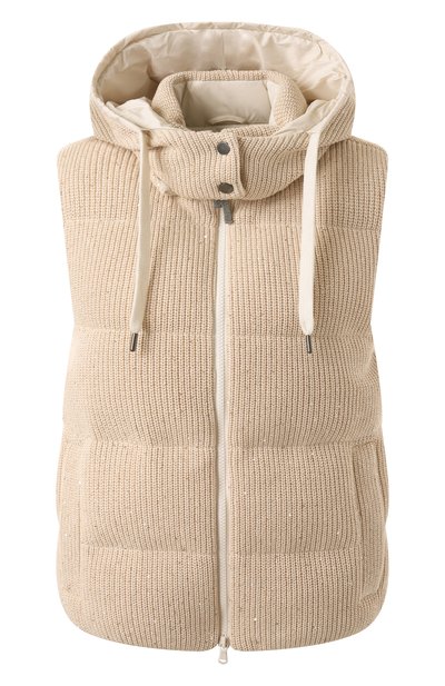 Женский пуховый жилет BRUNELLO CUCINELLI, арт. M0DVT2142