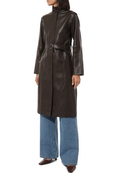 Кожаный плащ YVES SALOMON, арт. 23EYG22011APXX_SET, фото 3