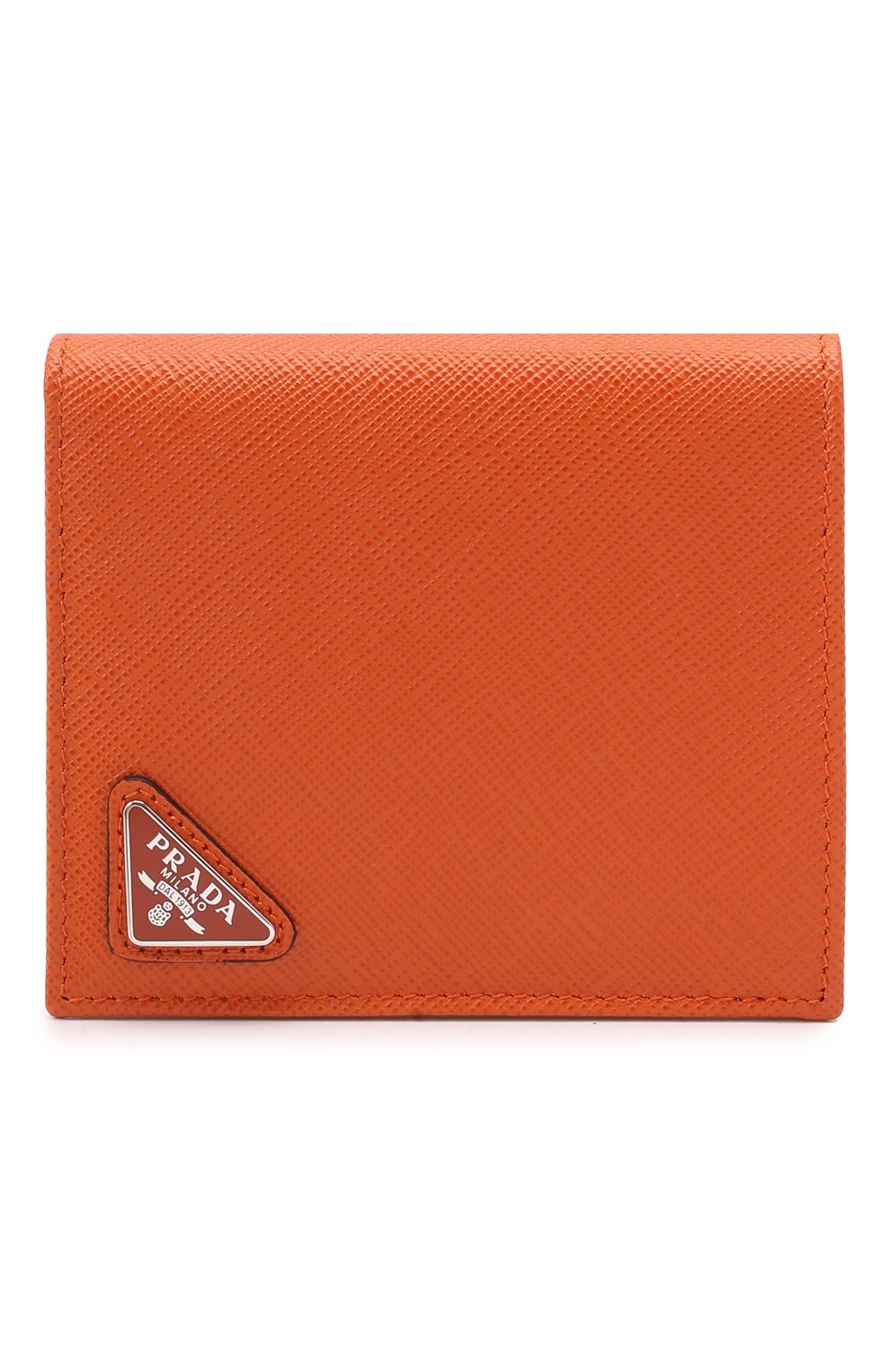 Кожаное портмоне PRADA оранжевого цвета по цене 52000 руб., арт. 2MO004-QHH-F0S73, фото 1 Кожаное портмоне PRADA, арт. 2MO004-QHH-F0S73, фото 1