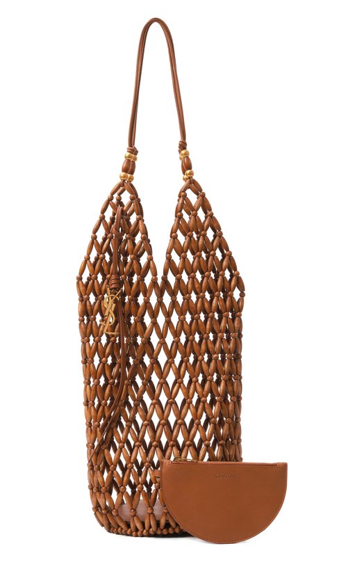 Сумка Supple Bucket Saint Laurent 821911/KAAA2 Коричневый  821911/KAAA2 Фото 7