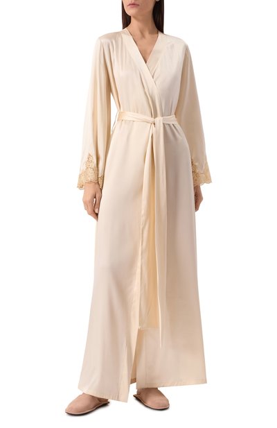 Шелковый халат I.D. SARRIERI, арт. L4676, фото 3