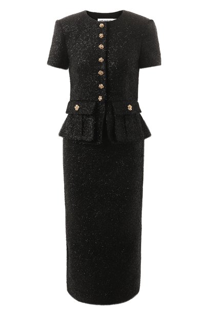 Твидовое платье SELF-PORTRAIT, арт. AW24-001MB-B, фото 1