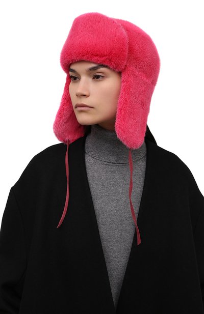 Шапка-ушанка френки из меха норки FURLAND, арт. 0217500110243600000, фото 2