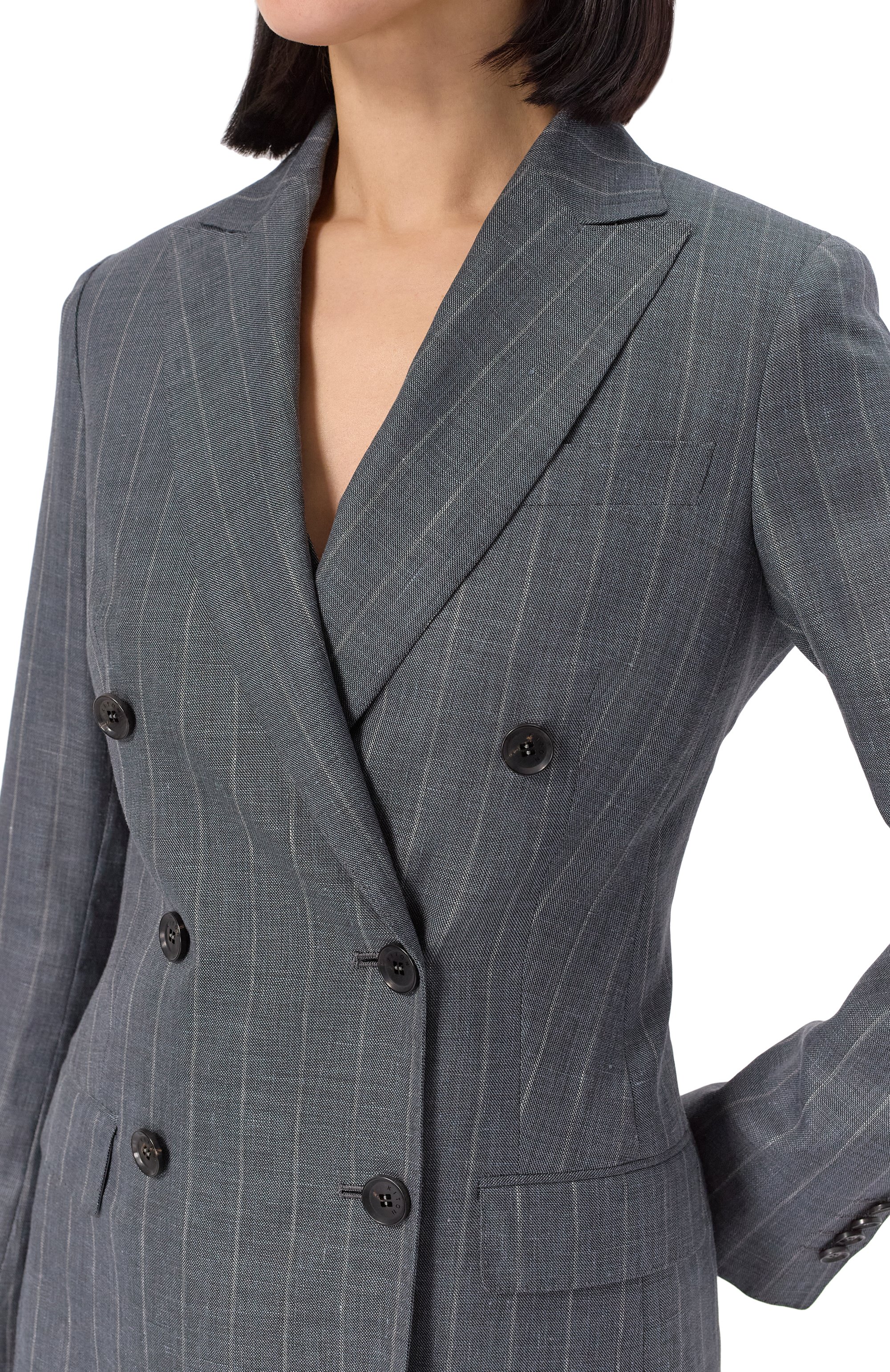 Жакет изо льна и шерсти KITON, арт. D46523K0603E08, фото 5