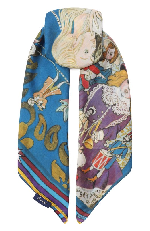Шелковый платок Щелкунчик Gourji 91164637/41172 Разноцветный 91164637/41172