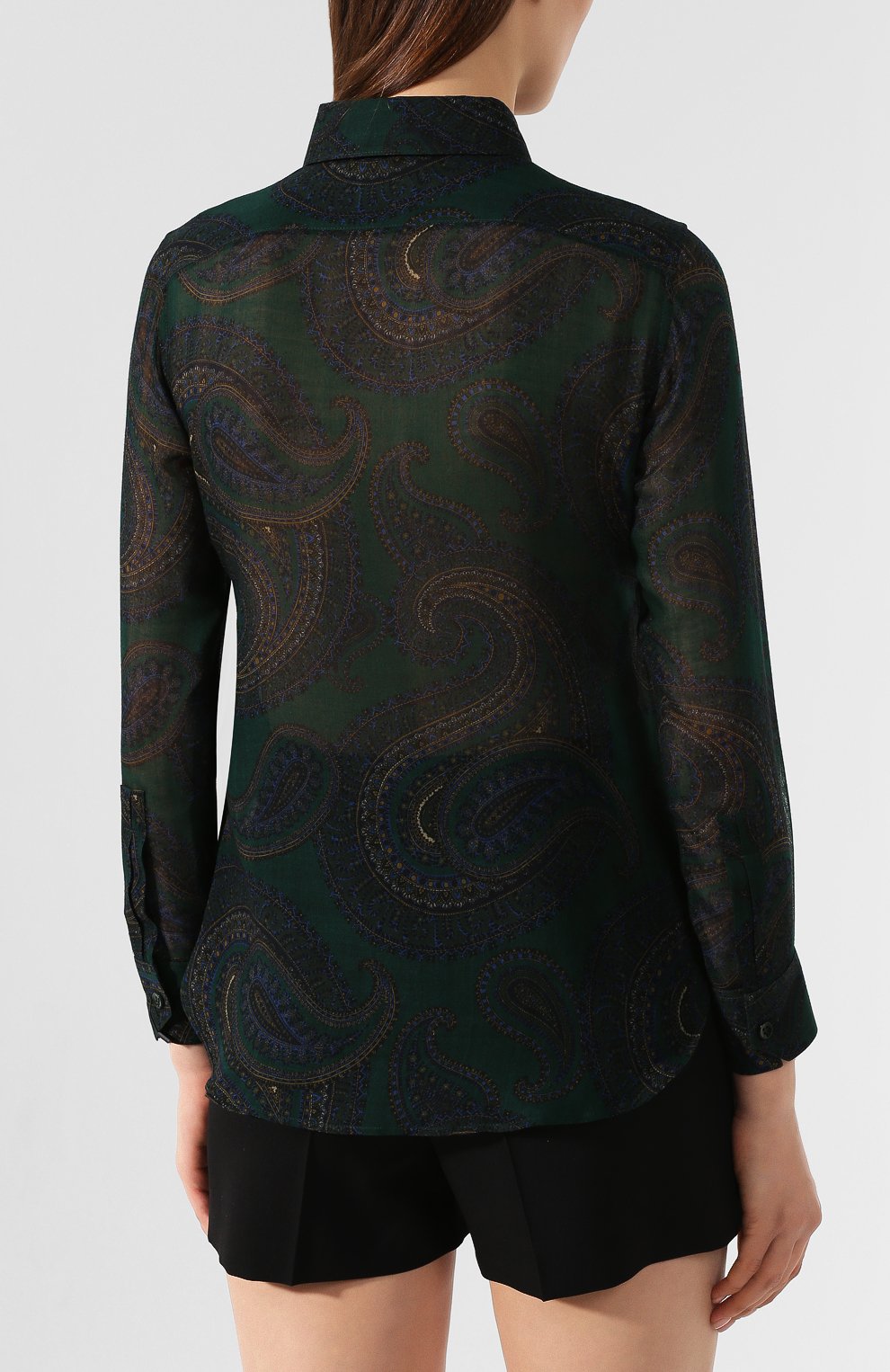 Шерстяная рубашка SAINT LAURENT, арт. 395733/Y7A22, фото 4