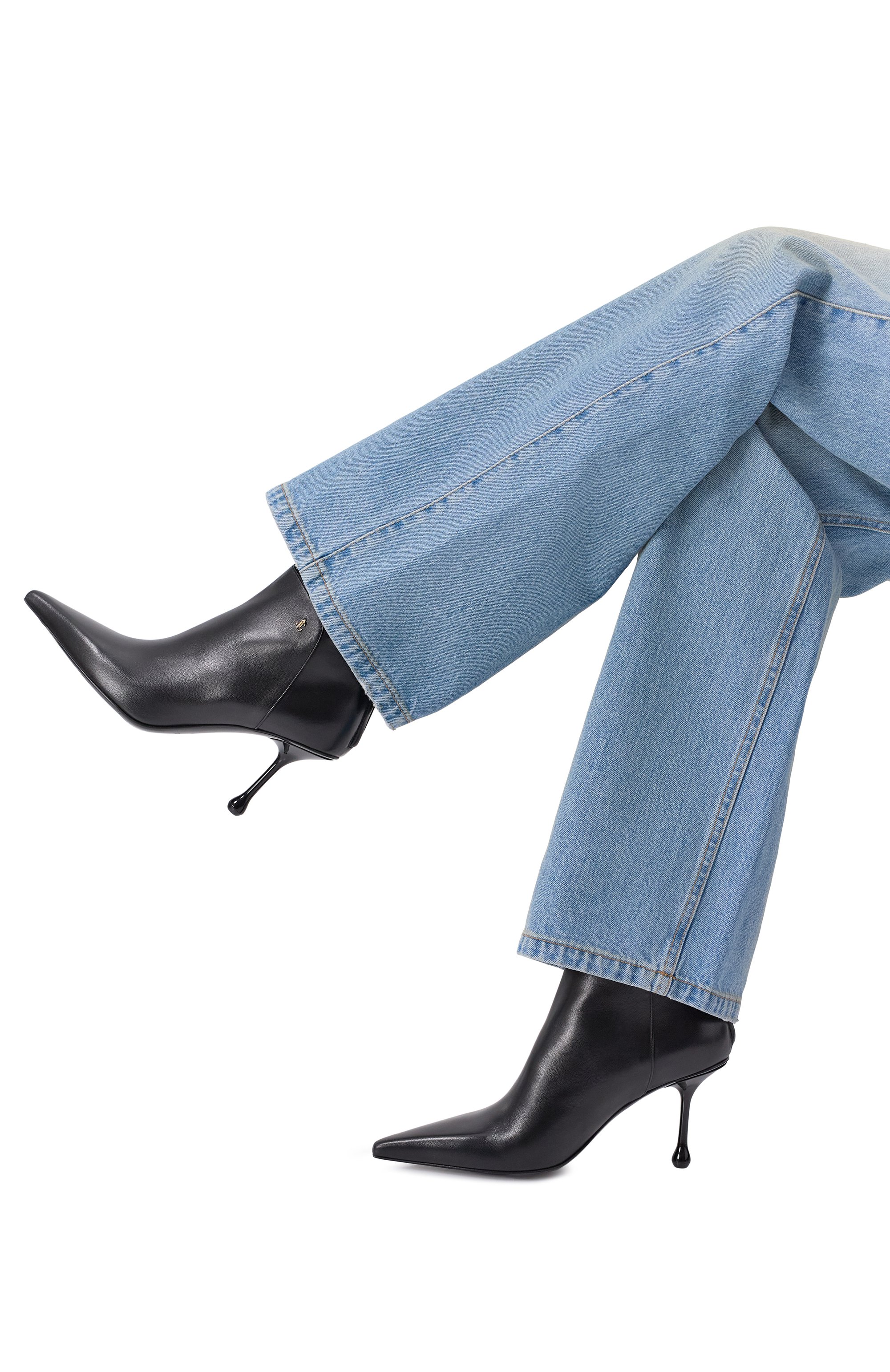 Кожаные ботильоны cycas 80 JIMMY CHOO, арт. CYCASAB80NAP, фото 2