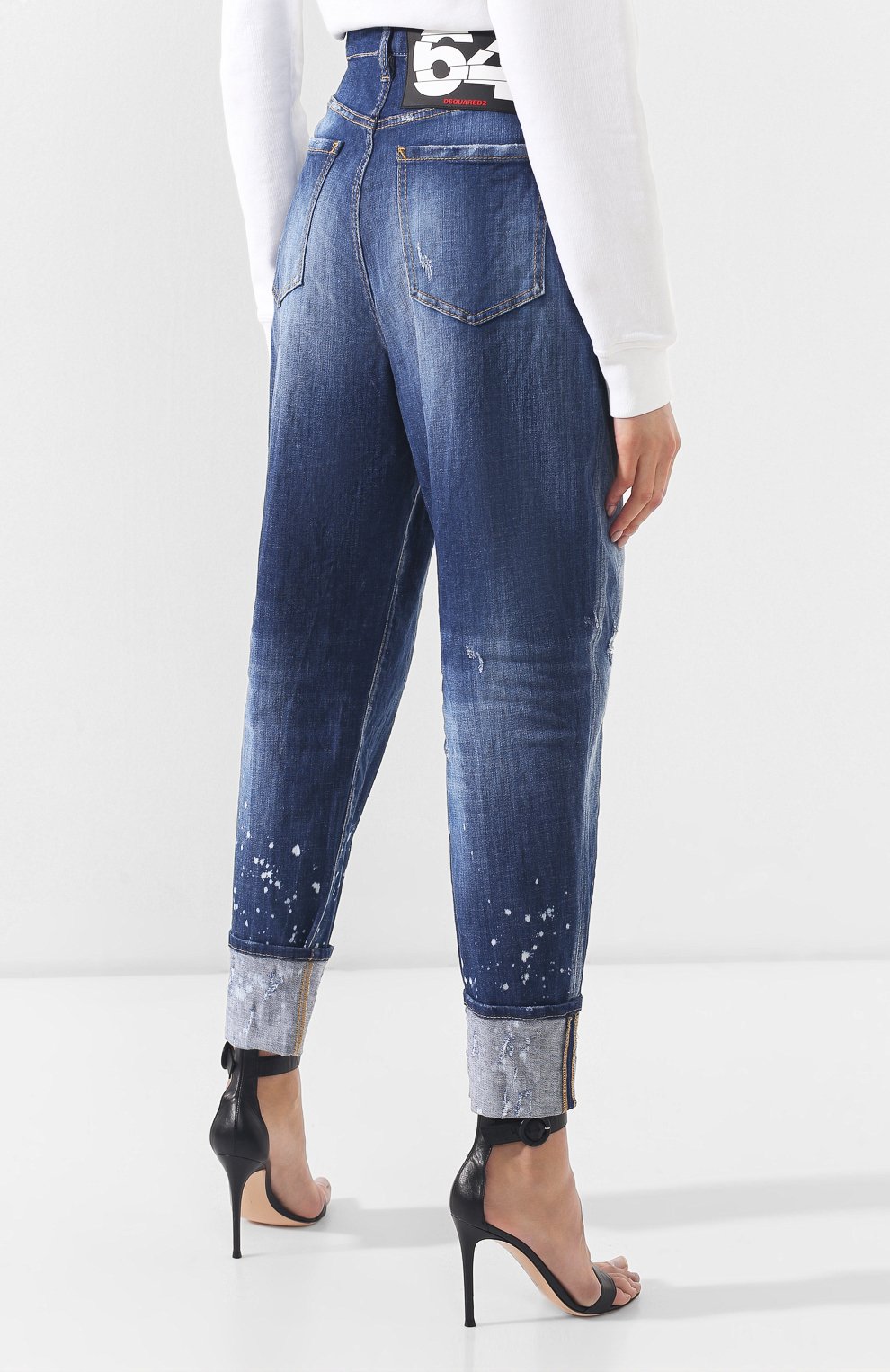 Джинсы с отворотами DSQUARED2, арт. S72LB0187/S30342, фото 4