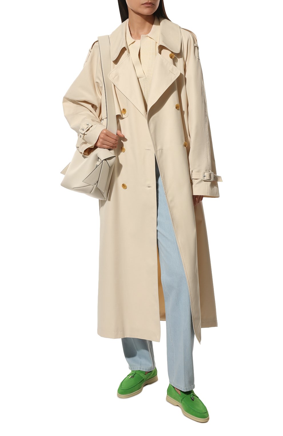 Замшевые лоферы summer charms walk LORO PIANA, арт. FAE5444, фото 2