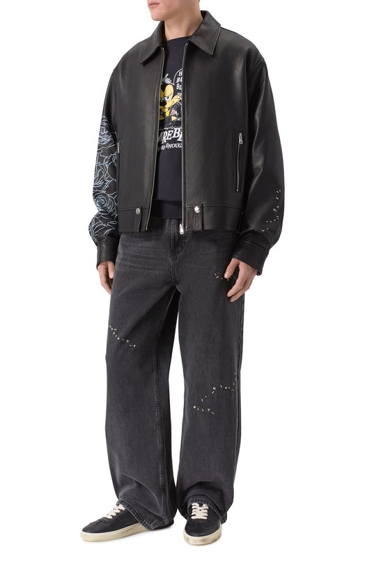 Хлопковый свитшот DOMREBEL M BLABLA/SWEATSHIRT Чёрный  M BLABLA/SWEATSHIRT Фото 2