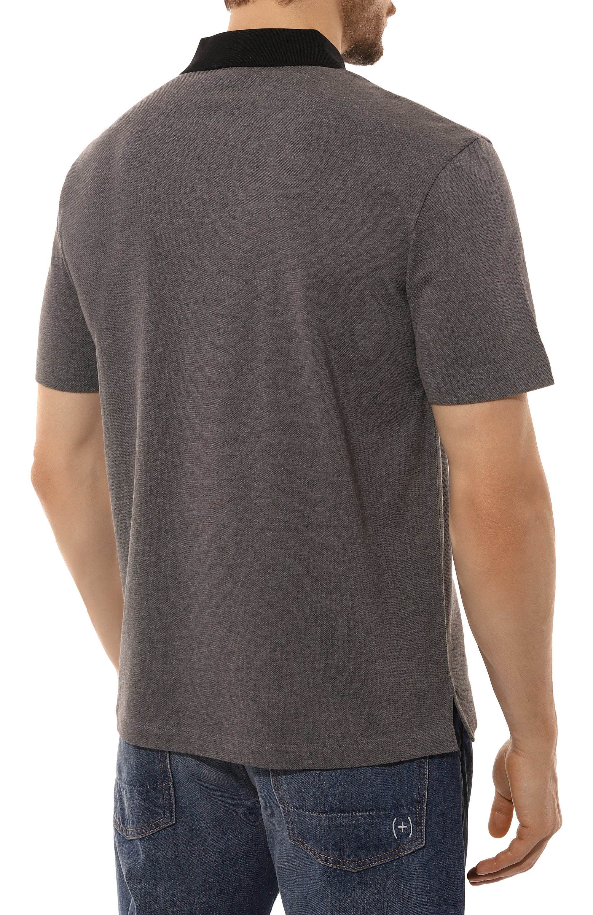 Хлопковое поло BOSS, арт. 50531402, фото 4