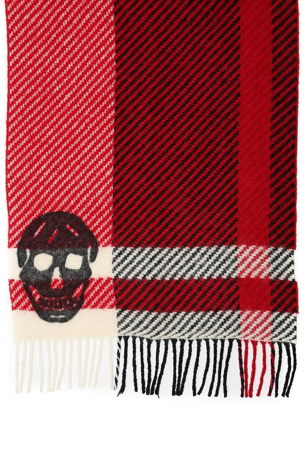 Шерстяной шарф ALEXANDER MCQUEEN, арт. 628295/3D00Q, фото 3