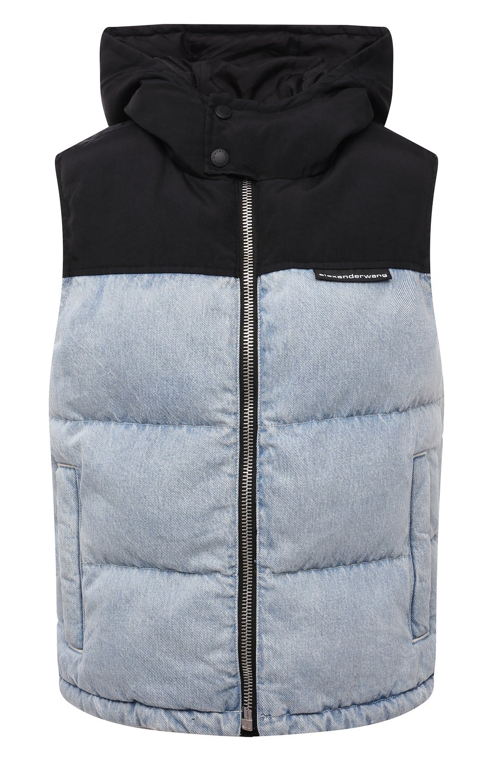 Жилет ALEXANDER WANG голубого цвета по цене 47500 руб., арт. 4DC1212811, фото 1 Жилет ALEXANDER WANG, арт. 4DC1212811, фото 1
