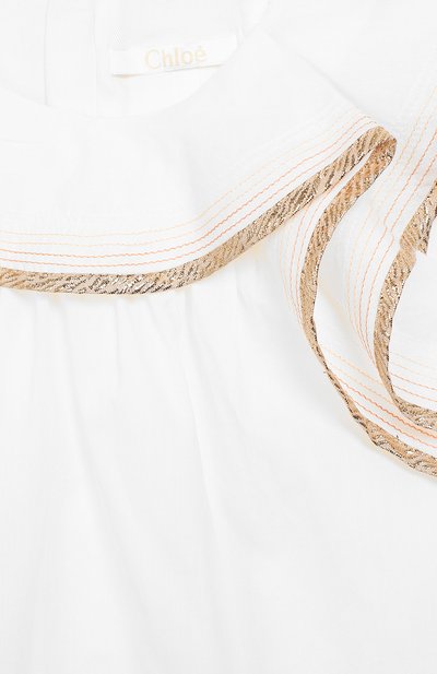 Хлопковое платье CHLOÉ, арт. C12720/2A-5A, фото 3