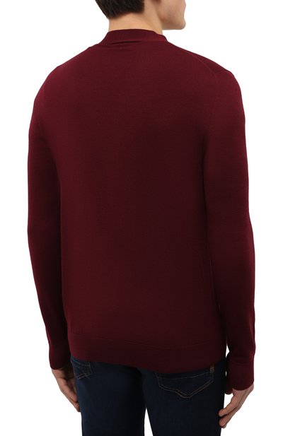 Шерстяной кардиган IL BORGO CASHMERE бордового цвета по цене 72050 руб., арт. 54-1210G0, фото 4 Шерстяной кардиган IL BORGO CASHMERE, арт. 54-1210G0, фото 4