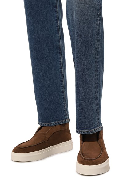 Замшевые кеды SANTONI, арт. WBGG61274PNNPCRJ, фото 3