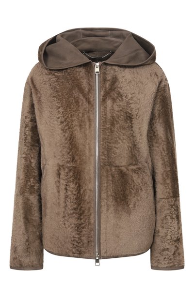 Женская дубленка из овчины KITON, арт. D62574K0552L