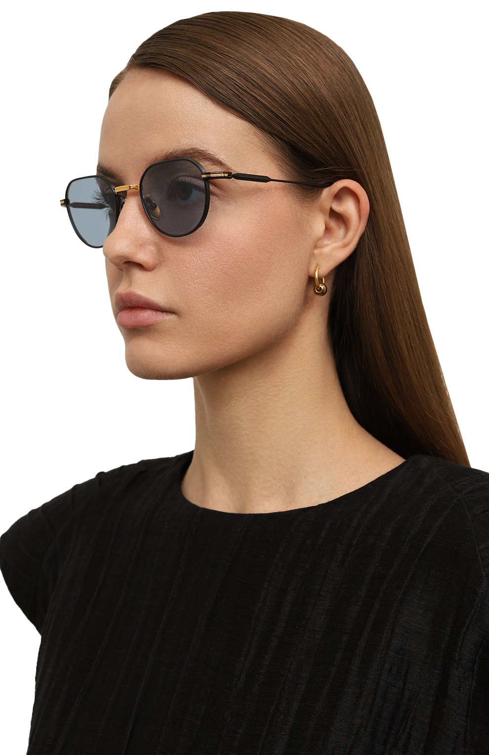 Солнцезащитные очки LUNETTERIE GENERALE, арт. MIRAGE G0LD & BLUE BLU, фото 2