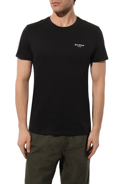Хлопковая футболка BALMAIN, арт. YH0EF000BB04/EAB, фото 3