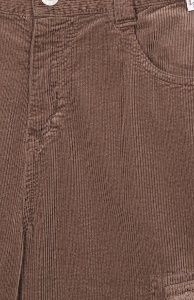 Вельветовые брюки-карго IL GUFO, арт. A25GPL0018V6021, фото 3