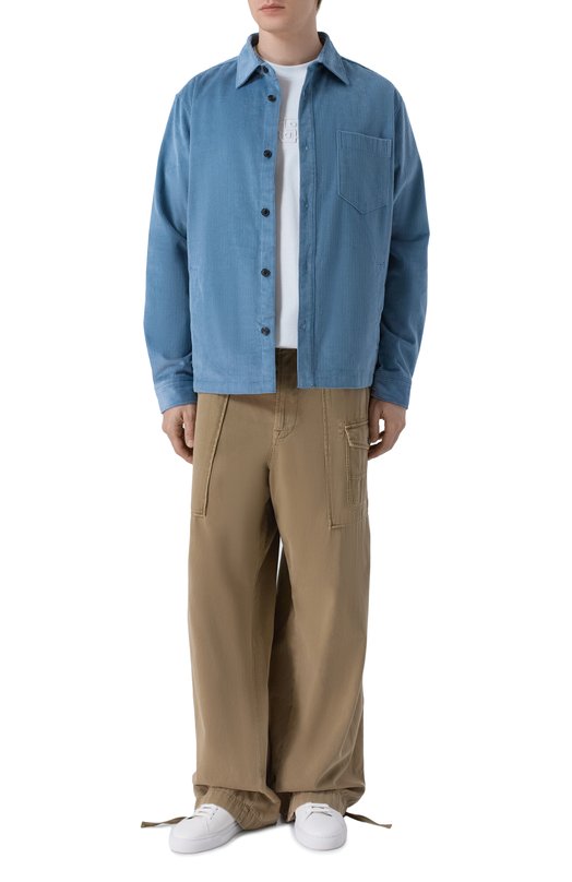 Вельветовая куртка-рубашка HUGO 50555777 Синий  50555777 Фото 2