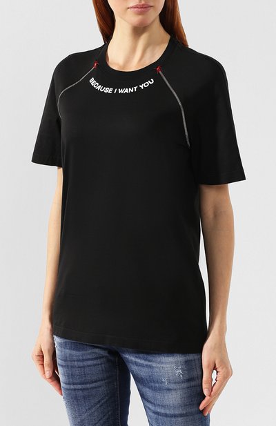 Хлопковая футболка DSQUARED2, арт. S75GC0959/S22427, фото 3